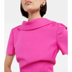 Valentino Wool And Silk Crêpe Minidress -Deals Valentino Store unnamed file 862