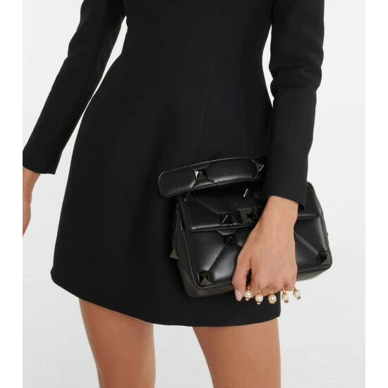 Valentino Off-the-shoulder Crêpe Minidress 6 Valentino Off-the-shoulder Crêpe Minidress - Image 4