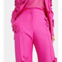 Valentino Appliquéd Wool And Silk Crêpe Pants 7 Valentino Appliquéd Wool And Silk Crêpe Pants -Deals Valentino Store unnamed file 885