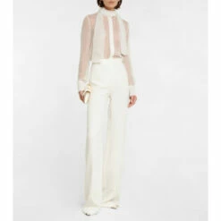 Valentino Cady Couture Silk Pants