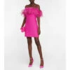 Valentino Feather-trimmed Crêpe Couture Minidress 2 Valentino Feather-trimmed Crêpe Couture Minidress -Deals Valentino Store unnamed file 938