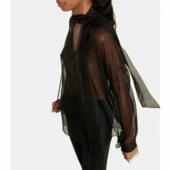 Valentino Tie-neck Silk Chiffon Blouse 7 Valentino Tie-neck Silk Chiffon Blouse -Deals Valentino Store unnamed file 967