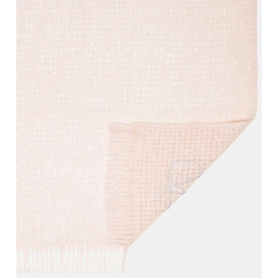 Valentino VLogo Cashmere And Silk Blend Scarf 5 Valentino VLogo Cashmere And Silk Blend Scarf - Image 3