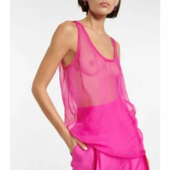 Valentino Silk Chiffon Tank Top -Deals Valentino Store unnamed file 989