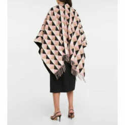 Valentino Jacquard Cashmere And Wool Shawl -Deals Valentino Store unnamed file 994
